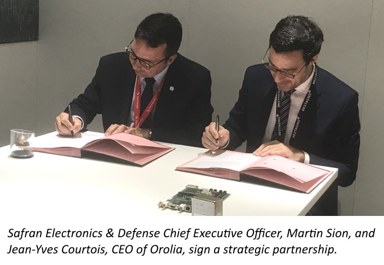Safran and Orolia Launch Global Resilient PNT Partnership